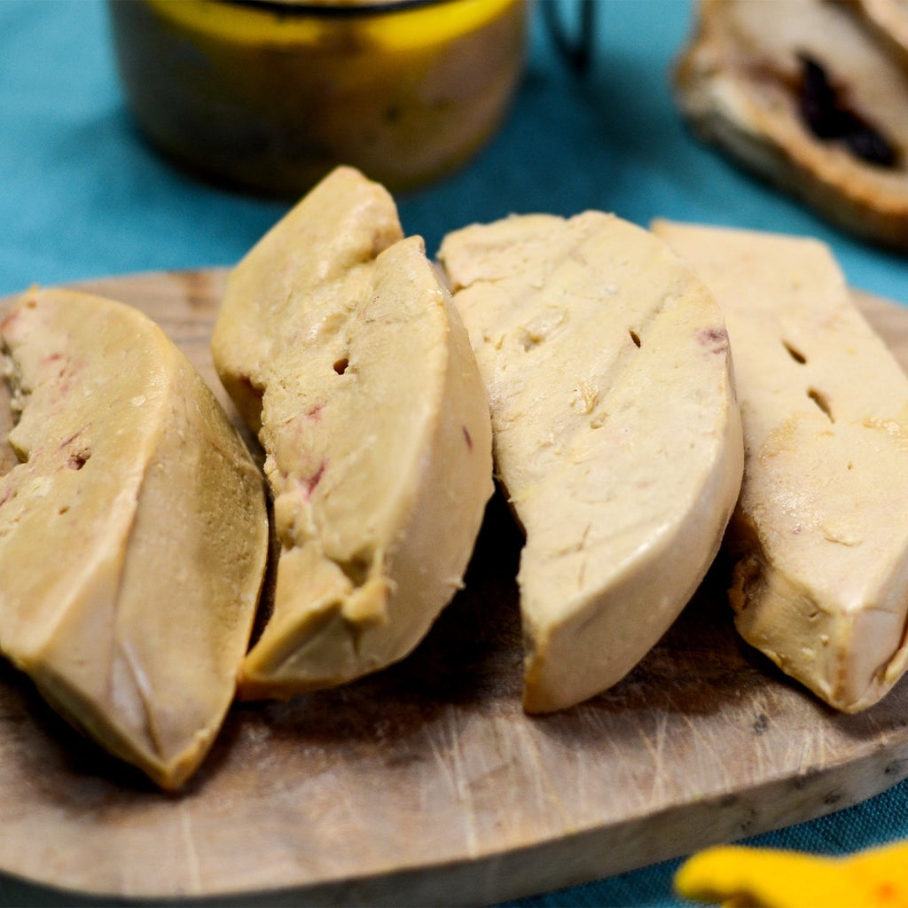 Raw duck foie gras - 30 Gr slices, France | Maison Duffour